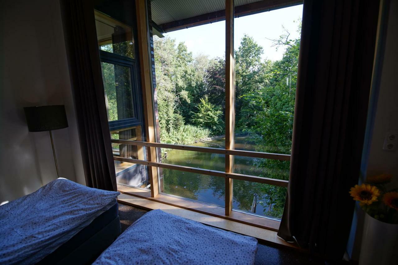 Gaestewohnung Hardinghaus Am Teich Warendorf Esterno foto