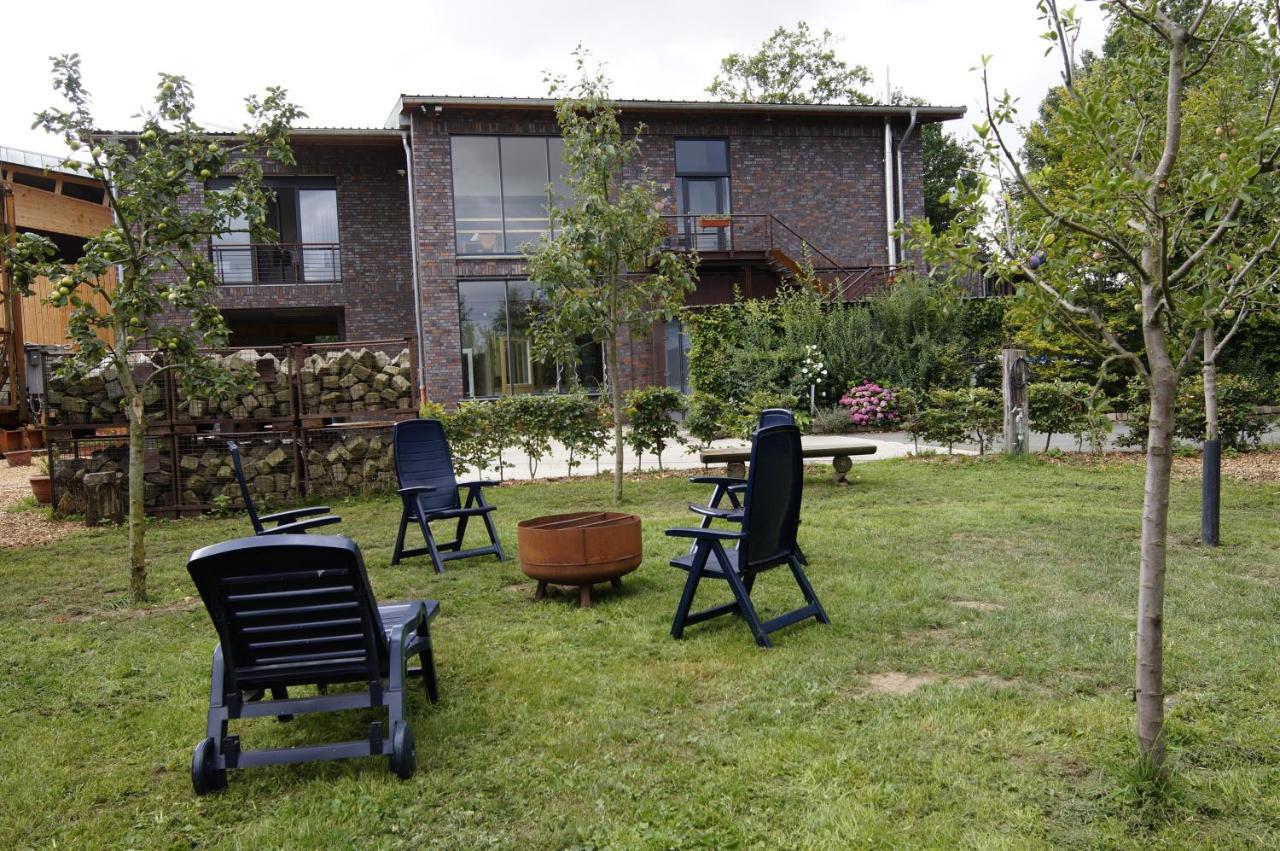 Gaestewohnung Hardinghaus Am Teich Warendorf Esterno foto